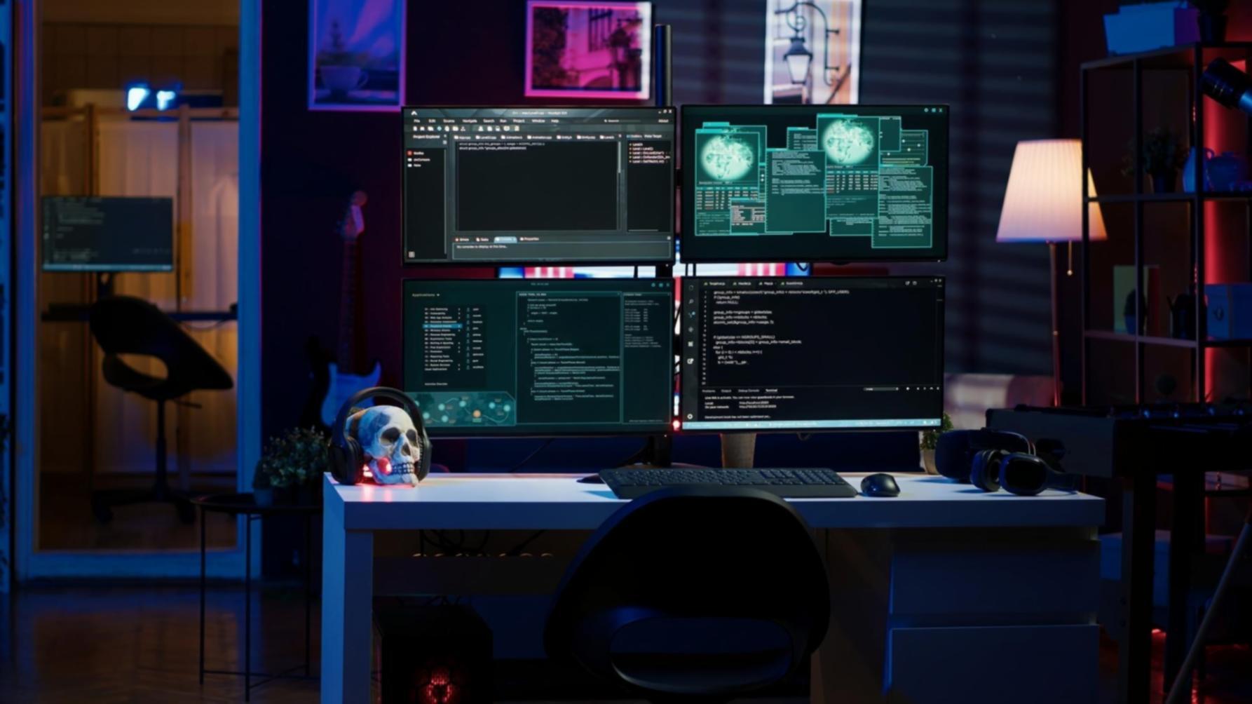 Interfaz de juego de poker desarrollada por estudiante